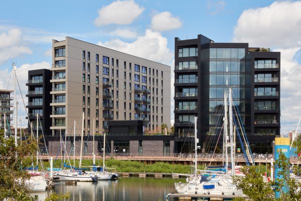 Bayscape, Cardiff Bay, designed by Rio Architects