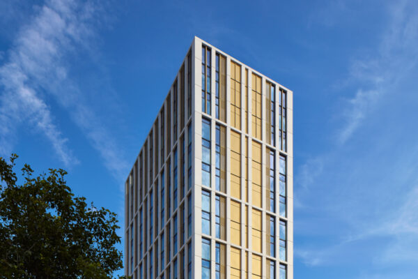A high-rise student accommodation building in Leeds called Live Oasis.